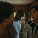 Steven Yuen and adult Jupe showing off his Gordy's home collection